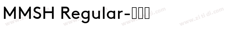 MMSH Regular字体转换